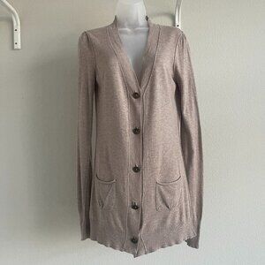 Victoria's Secret Brown Luxury Blend Cashmere Blend Cardigan Sweater Size Small